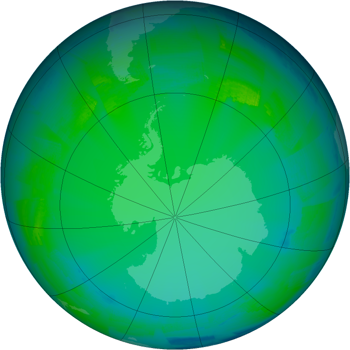 Ozone Map 2009-07-04